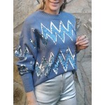 JERSEY AZUL PAILLETTES