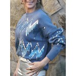 JERSEY AZUL PAILLETTES