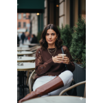 JERSEY BROWN DETALLES ENCAJE